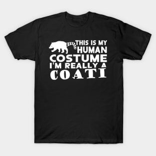 Coati costume Coati saying girl animal motif T-Shirt